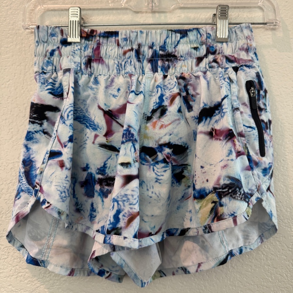 Lululemon Athletica Blue and Purple Athletic Shorts